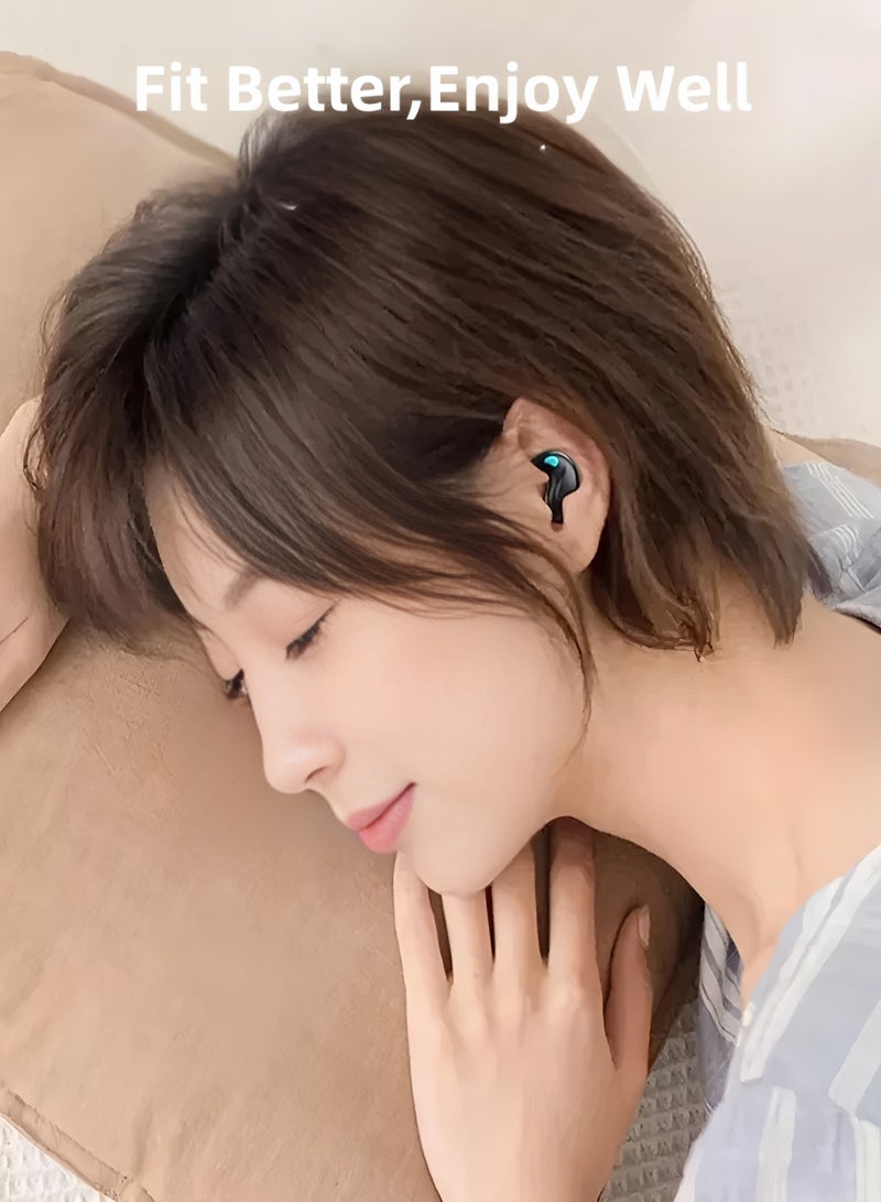 Apluynm True Wireless Earbuds, In-Ear Bluetooth 5.49 Headphones 4-Mics ENC Clear Call, Bluetooth Earbuds Touch Control 40 Playtime, IPX6 Waterproof TWS, Light-Weight Earphones - Image 5