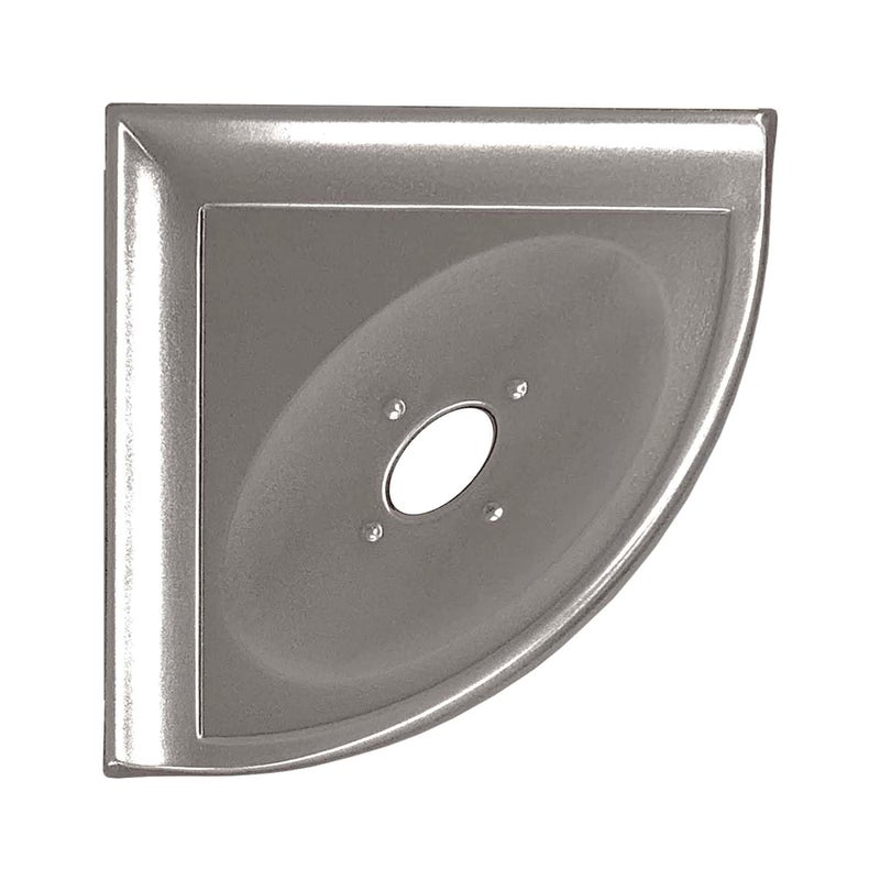 Questech Questech 5 Soap Dish Corner Shelf for Inside Shower Retrofit Shower Organizer for Tiled Walls Corner Soap Holder Bathroom Accessories Metro Flatback Brushed Nickel Finish 