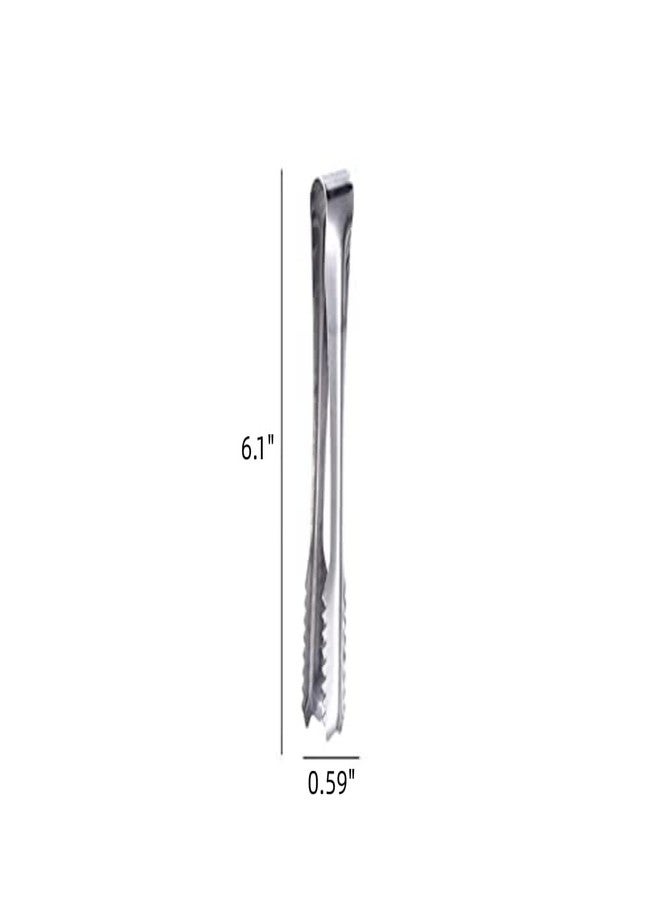 Melostu Sweet Candy Buffet Ice Tongs & Scoops (Silver-1 set) - Image 5