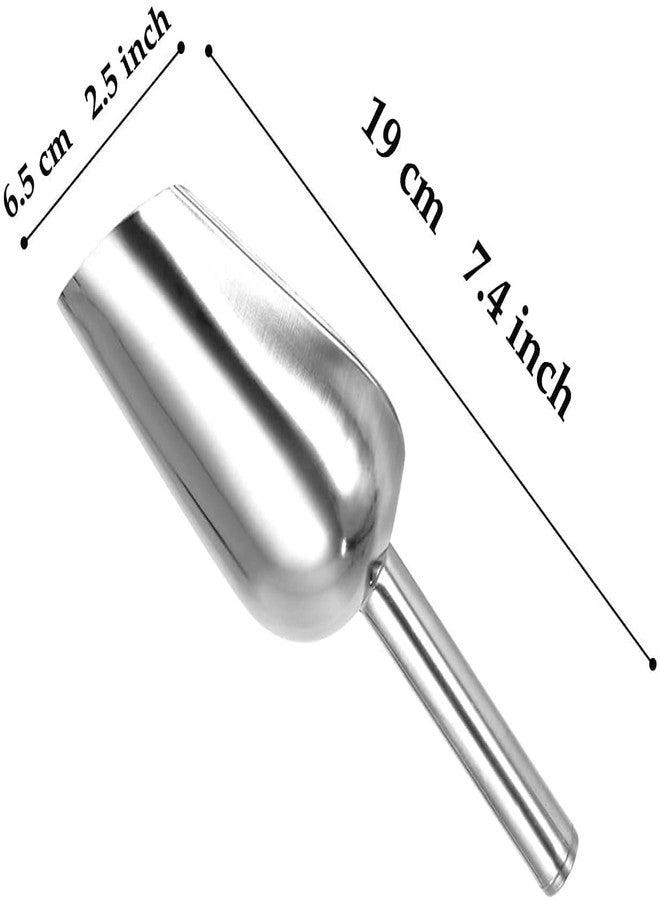 Melostu Sweet Candy Buffet Ice Tongs & Scoops (Silver-1 set) - Image 4