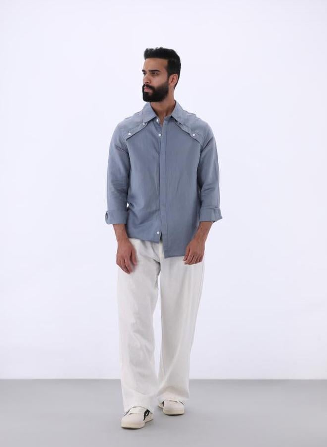 Selene Men Linen Casual Shirt - Image 2