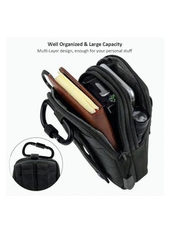 erorex Tactical Waist pouch Bag, Mobile Phone Pouch, EDC Case Organiser with Cellphone Holster for Cycling, Running, Hiking, Security  - Image 5
