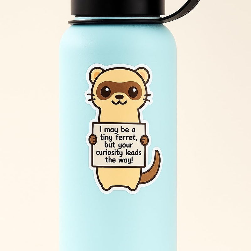 Obujopal 100 Pcs Emotional Support Animal Stickers, Cute Affirmation Stickers for Kids Teacher Classroom Water Bottle Laptop Phones, Positive Quote Vinyl Waterproof - Image 5