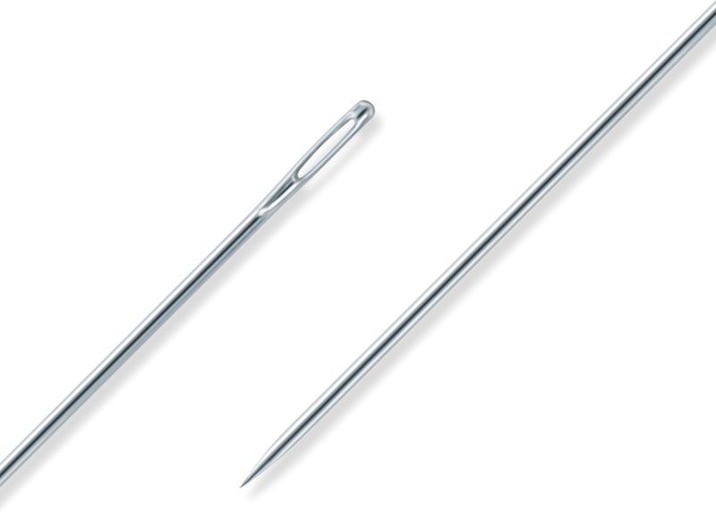 Dritz 56E-8 Embroidery Hand Needles, Size 8 (16-Count) - Image 1