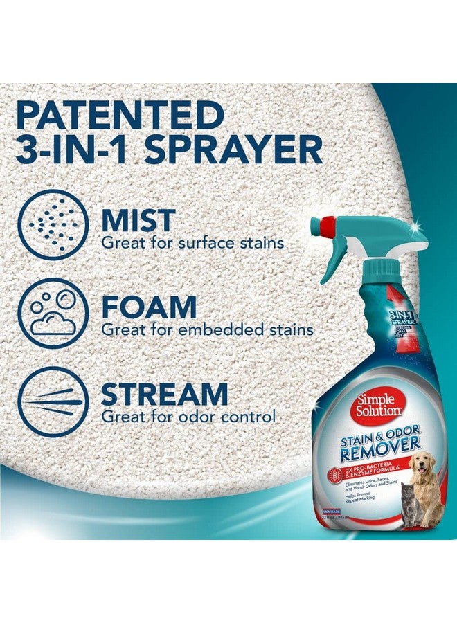 سيمبل سوليوشن مزيل البقع والروائح الكريهة للحيوانات الأليفة | منظف إنزيمي بقوة تنظيف مضاعفة ضد البكتيريا | 32 أونصة - Image 5