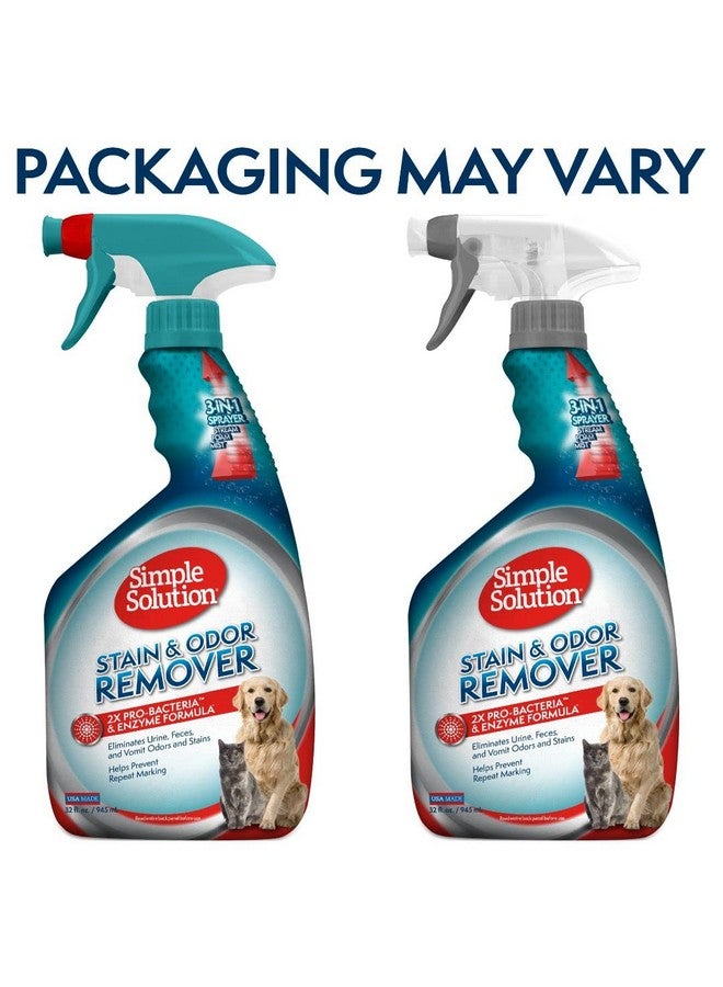سيمبل سوليوشن مزيل البقع والروائح الكريهة للحيوانات الأليفة | منظف إنزيمي بقوة تنظيف مضاعفة ضد البكتيريا | 32 أونصة - Image 2