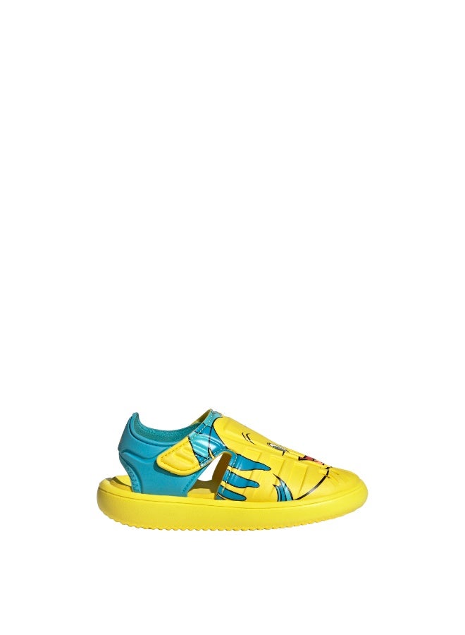 Adidas صنادل مائية للأطفال من أديداس ديزني بيكسار - أصفر ساطع - Image 2