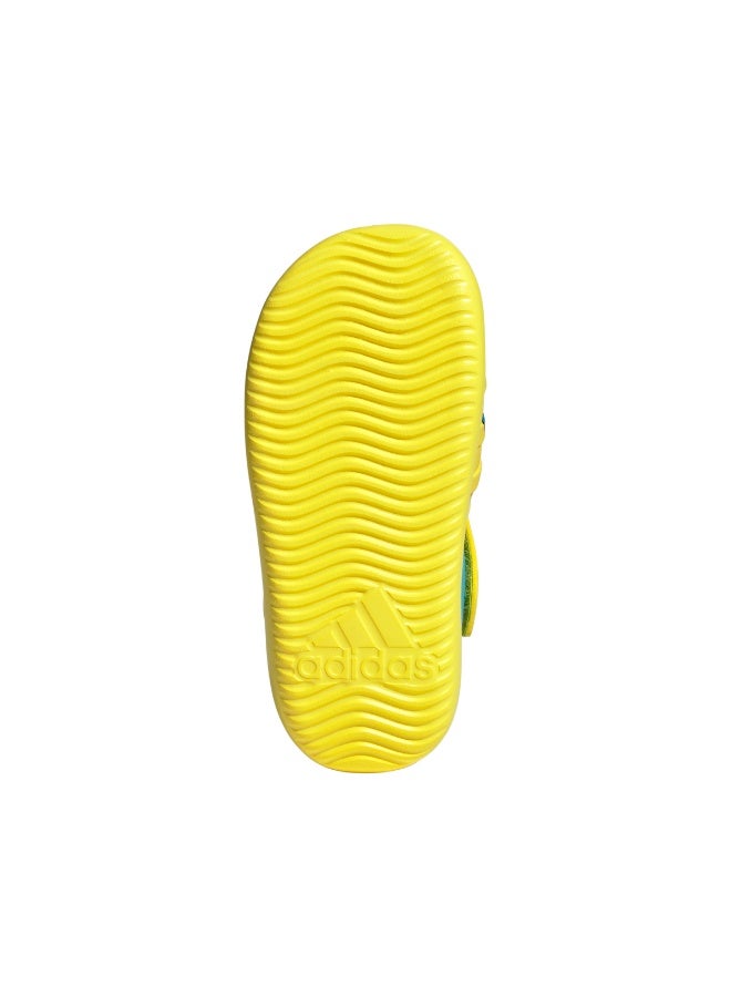 Adidas صنادل مائية للأطفال من أديداس ديزني بيكسار - أصفر ساطع - Image 4