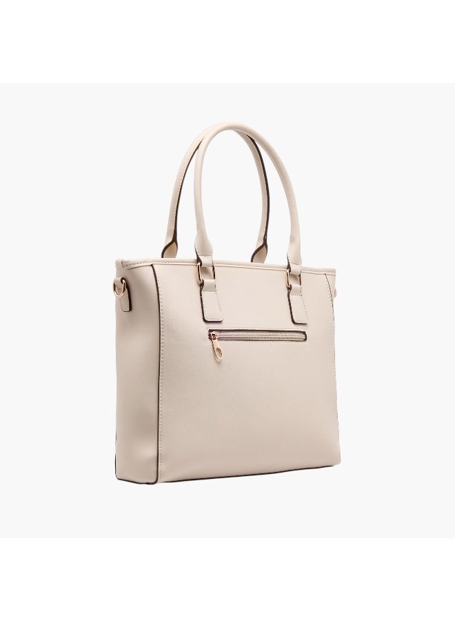Adore Quilted Tote Bag with Detachable Strap - Image 3