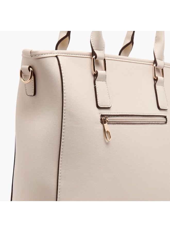 Adore Quilted Tote Bag with Detachable Strap - Image 5