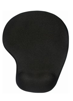 LOGILILY Ergonomic Mouse Pads with Comfortable and Cooling Gel Wrist Rest Support and Lycra Cloth |Mouse Pad with Wrist Support |Non-Slip PU Base|  - Image 1