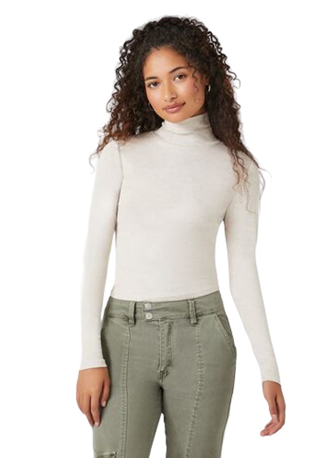 FOREVER 21 Fitted Turtleneck Top - Image 1