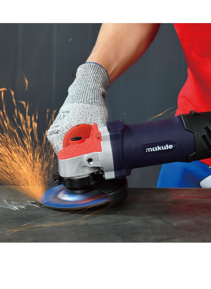makute Makute AG009-A 115mm Angle Grinder - 1000W, 220-240V, 50/60Hz, 10000r/min  - Image 5