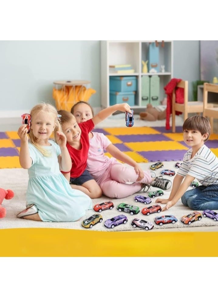 Diecast Sports Cars Set for Kids Boys and Girls, Car Set in Box Gift for Kids on Birthdays, Multi-Shape Pack (20 Pieces) - Image 4