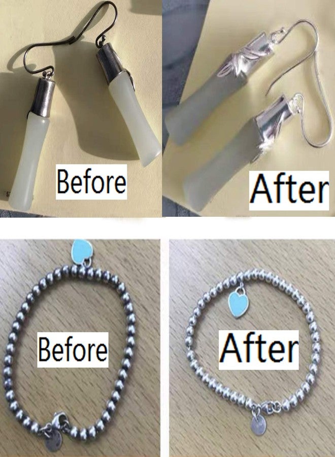 monochef 50pcs Jewelry Cleaning Cloth Polishing Cleaning Cloths for Sterling Silver Gold Platinum Platinum Jewelry, Watch Coins Non Toxic Tarnish Remover Keeps Jewelry Clean and Shiny, 3.2 x 3.2 inches - Image 5