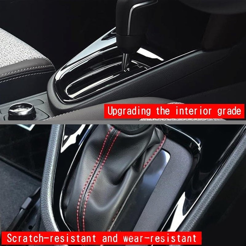 QASULER Carbon Fiber Gear Shift Panel Trim for Toyota Yaris Cross - Image 5