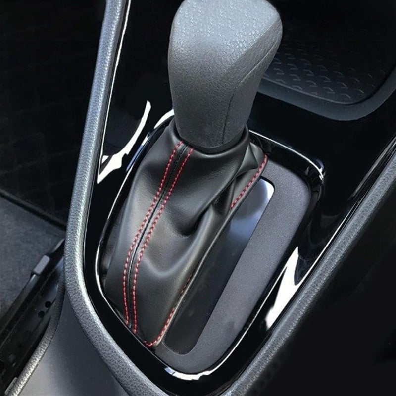 QASULER Carbon Fiber Gear Shift Panel Trim for Toyota Yaris Cross - Image 3