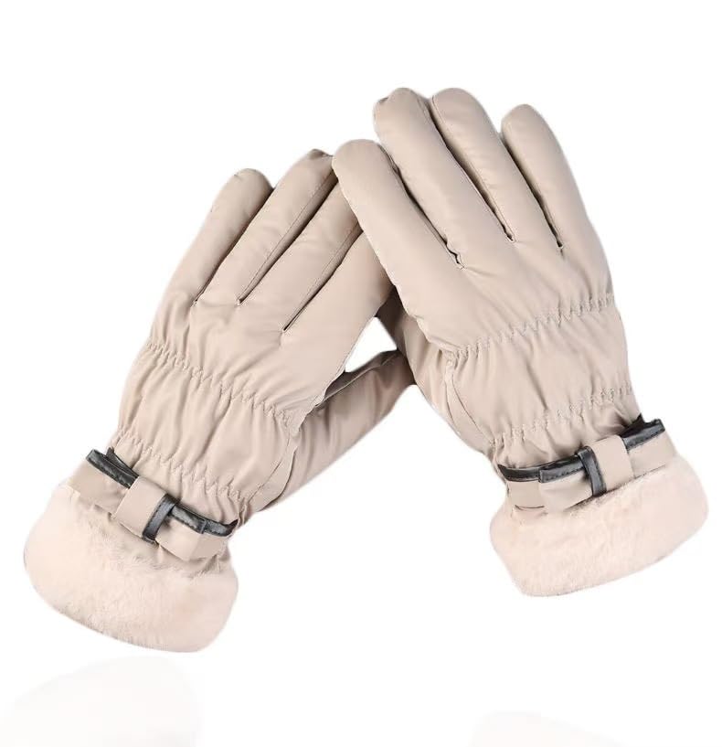 FGSS Winter Ski-Gloves for Women - Warm Water-Repellent Snow Gloves Cold Weather Snowboard Mittens - Image 1