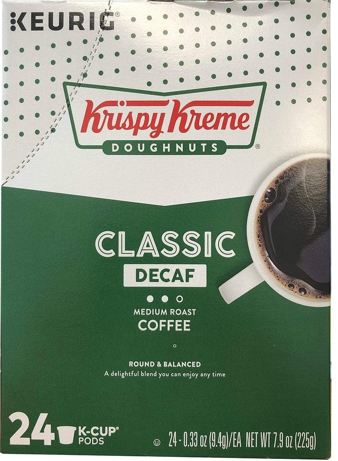 Krispy Kreme House Decaf Medium Roast Coffee K-Cups 24 COUNT (2PACKS) total 48 K-Cups - Image 2