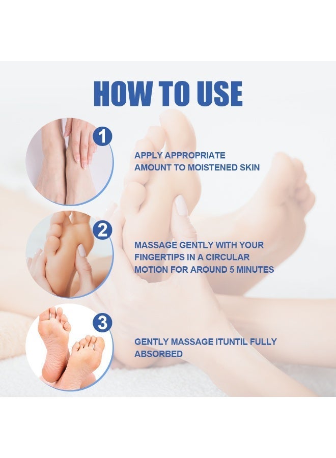 LANEMAY Urea Cream 60% + Salicylic Acid 2%, Hand and Foot Cream for Dry Cracked Heels Knees Elbows Hands Repair Treatment, Foot Moisturizer Corn Callus Dead Skin Remover Toenail Softener for Foot Care - Image 5