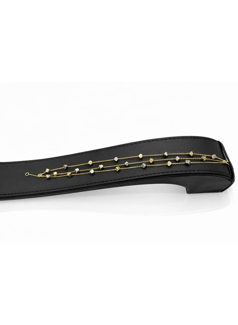 Swiss gold 18K small square bracelet, weight 2.82 grams. - Image 2