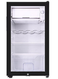 95L Glass Door Refrigerator With Semi Freezer Compartment, Direct Cold with Frost, LED Light and Key Lock, (RB-95HC-JC) Black - pzsku/Z29C5BB97F4BB1F6BEB97Z/45/1741174845/8e25e5aa-6101-4f2d-a263-ce53e5a0bcce