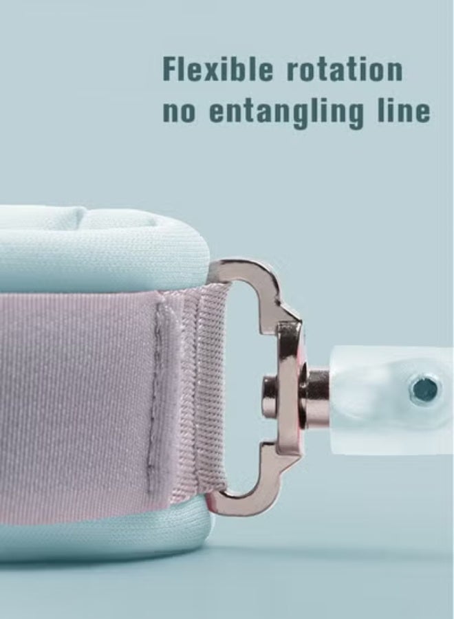 DOOKOO 2 in 1 Toddler Leash, Baby Anti Lost Wrist Link, Child Safety Harness Tether, Kids Walking Wristband Assistant Strap Belt for Parent Boys Girls Outdoor Activity - Image 4