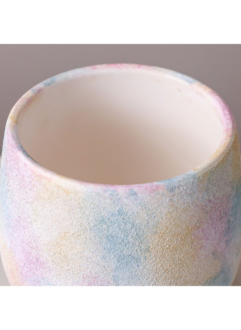 DANUBE HOME Lexie Berry Ceramic Vase Peach – Modern Decorative Flower Vase for Living Room, Dining Table & Office, Stylish Minimalist Pottery Centerpiece for Elegant Home Decor & Interior Styling L24.5 X W21.5 X H34Cm - Image 2