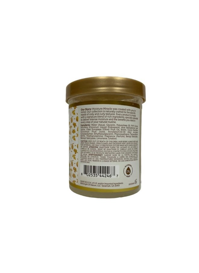 African Pride Moisture Miracle Hydrate & Hold Curl Defining Hair Gel, For Natural Coils & Curls, Hydrates & Controls Frizz, 18 oz  - Image 2