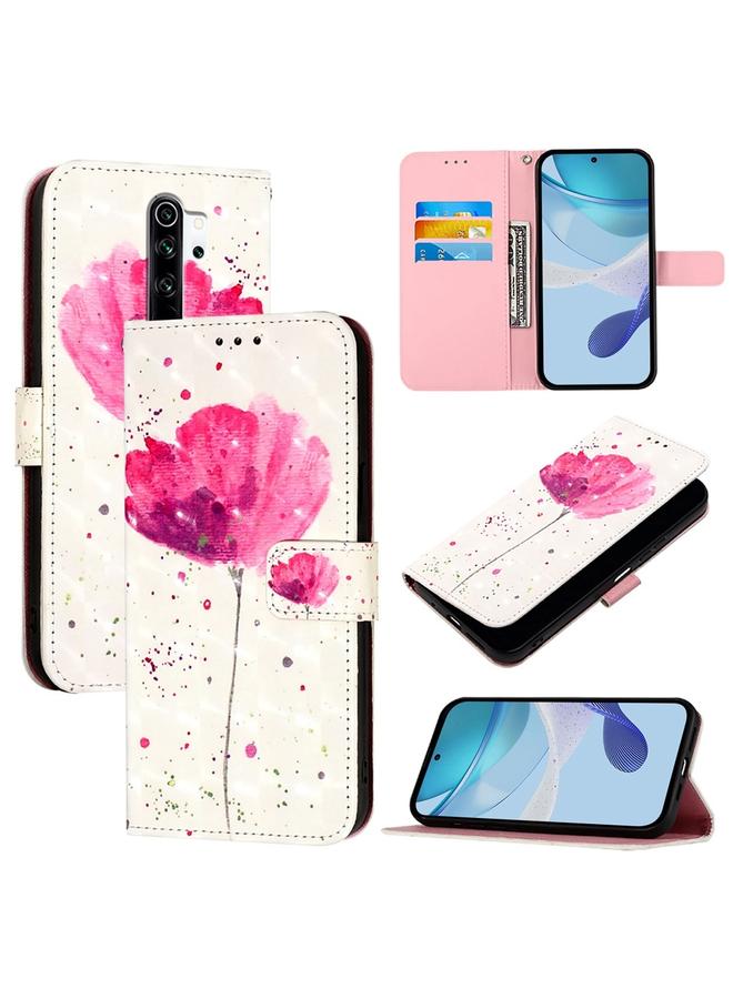 اس-توب جراب لهاتف Redmi Note 8 Pro، جراب هاتف جلدي قابل للطي أفقيًا برسومات ثلاثية الأبعاد - Image 1