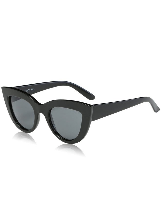 Sojos Retro Small Vintage Cat Eye Sunglasses For Women Cute Fashion Uv400 Sunnies Sj2939 Black Grey  - Image 2