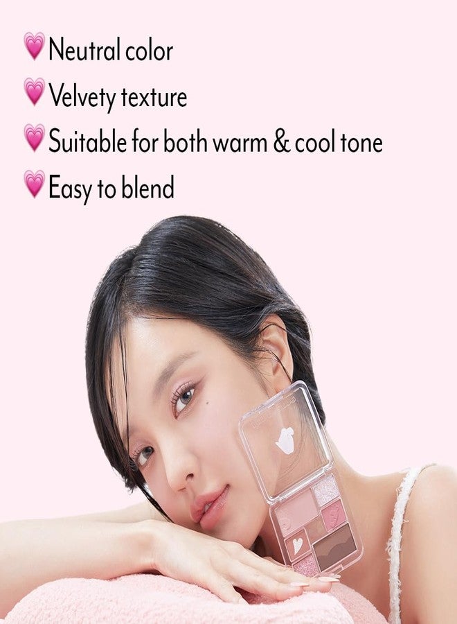 I'M MEME Wonder Soft Layer Palette - 7 Shades | Portable Size, Versatile, Blendable, Neutral Colors with Soft Texture, 02 My Bunny, 0.23 Oz - Image 4
