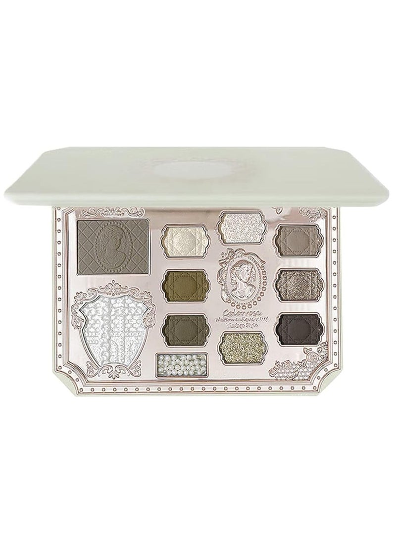 COLORROSE Eyeshadow Palette Cowherd Eyeshadow Blush Highlight Integrated Palette (1091 Moss) - Image 1