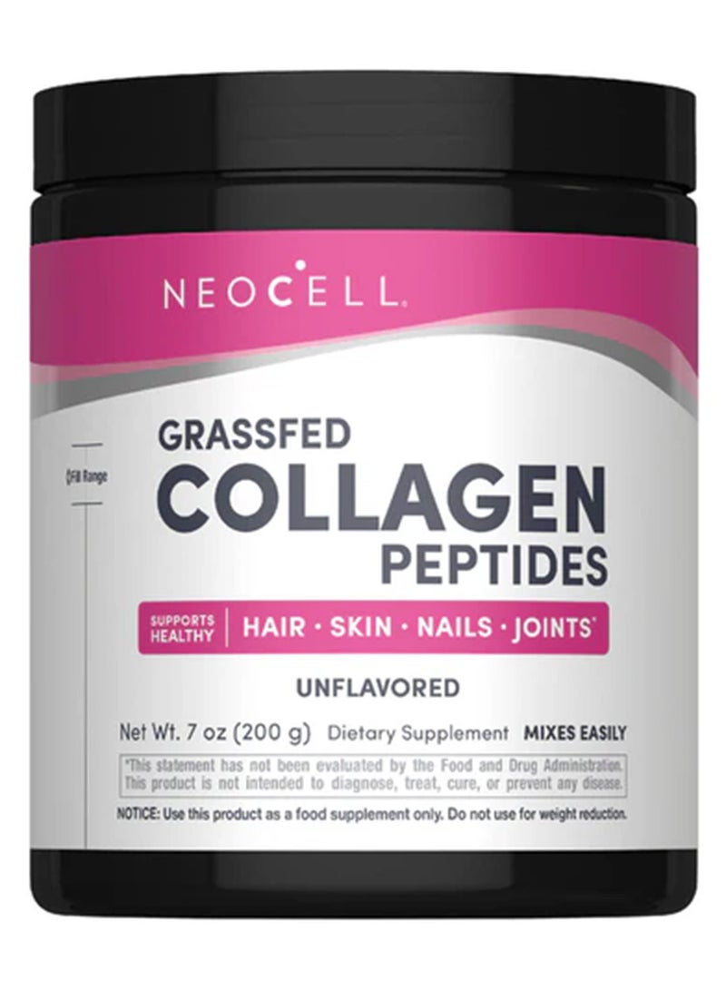 نيوسيل مسحوق سوبر كولاجين (النوع 1و3) يحتوي على 10 جم ببتيدات كولاجين بحجم 7 أوقيات بدون نكهة - Image 1