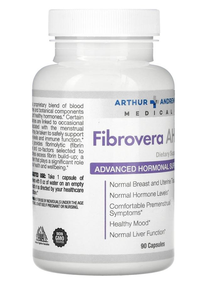 Arthur Andrew Medical FibroVera AHS Advanced Hormonal Support 90 Capsules  - Image 2