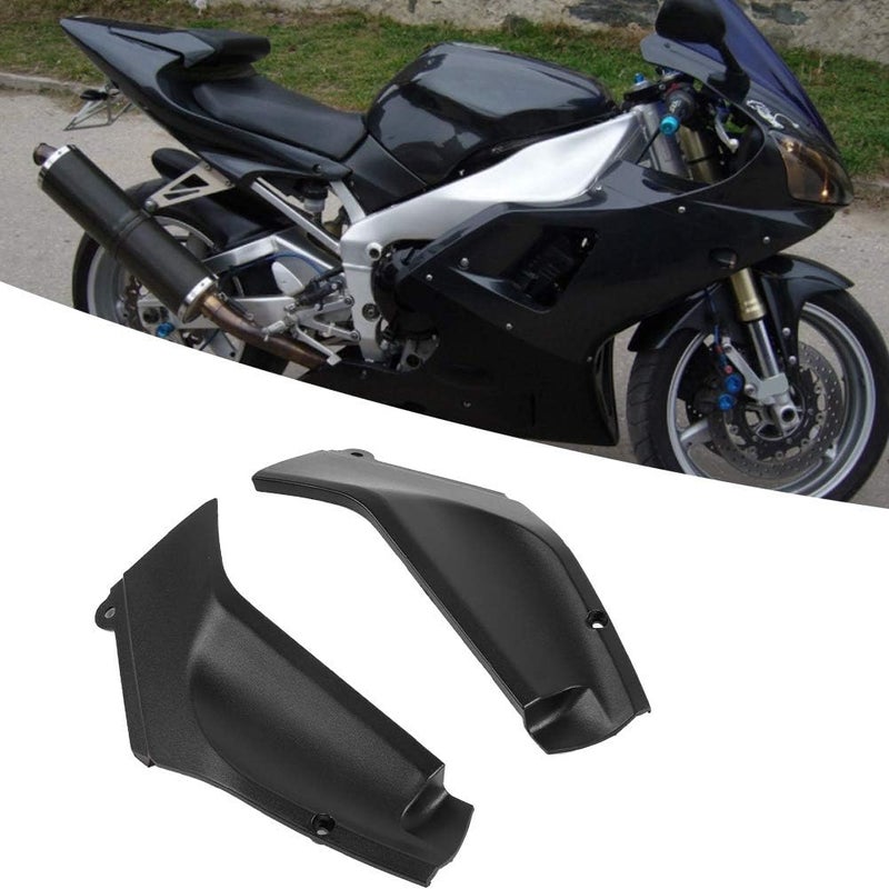 woobles Motorcycle Pair of Side Panels Left & Right Fairing Cover Panel Part Fit for YZF R1 1998-2001 (Black) - Image 3