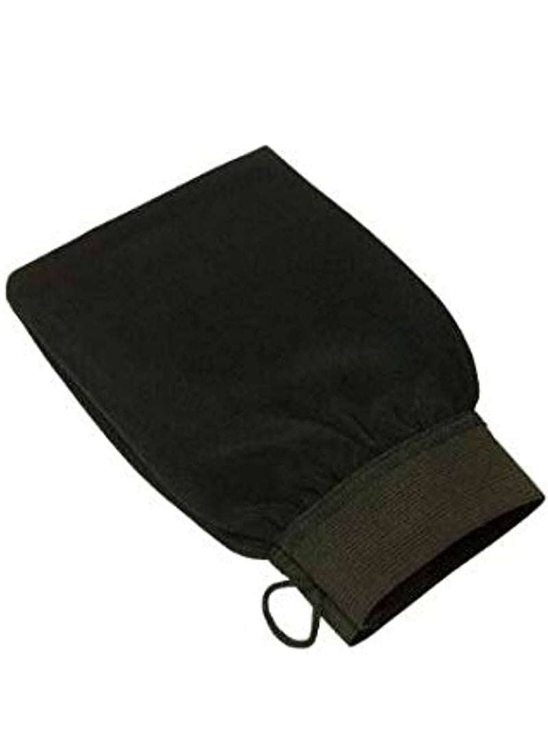 قفازات حمام مغربية من اللوف، 5 قطع، لون أسود