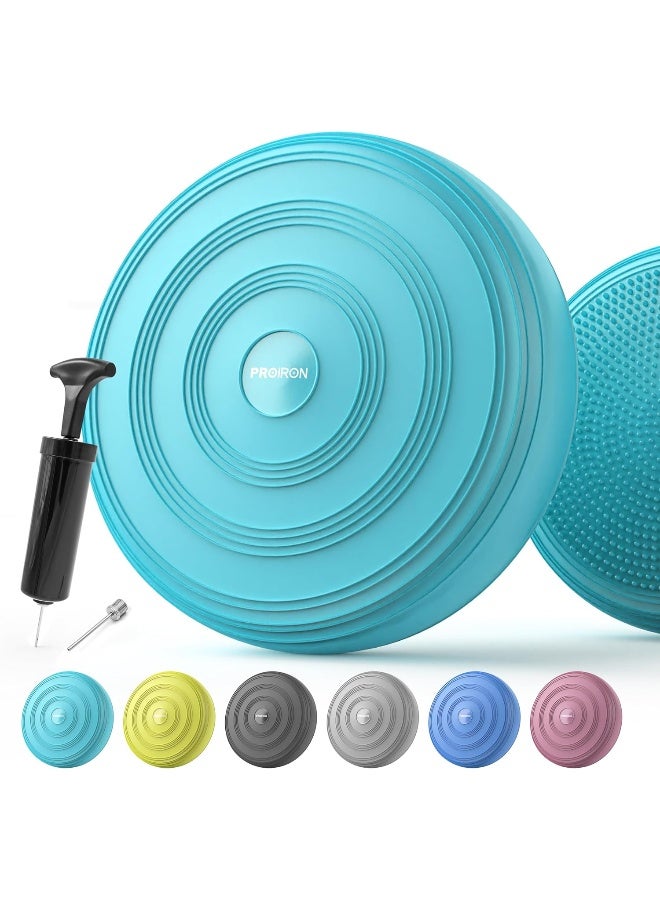 Proiron Balance Disc - Wobble Cushion For Balance With Pump Wiggle Seat For Improving Posture, Fitness, Stability - Image 1