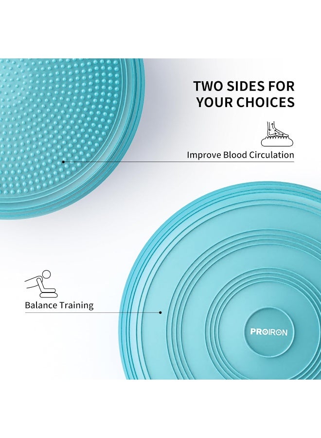 Proiron Balance Disc - Wobble Cushion For Balance With Pump Wiggle Seat For Improving Posture, Fitness, Stability - Image 2