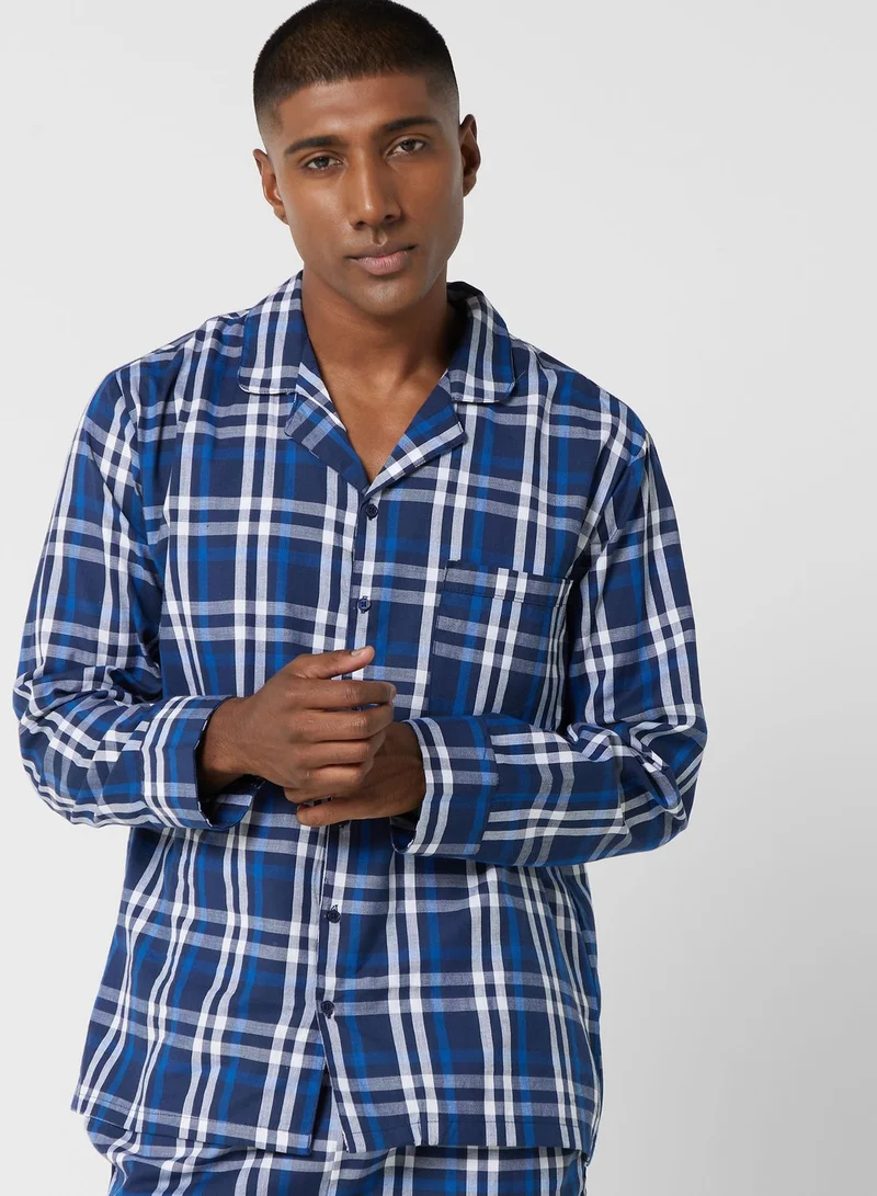 Robert Wood Check Pyjama Set