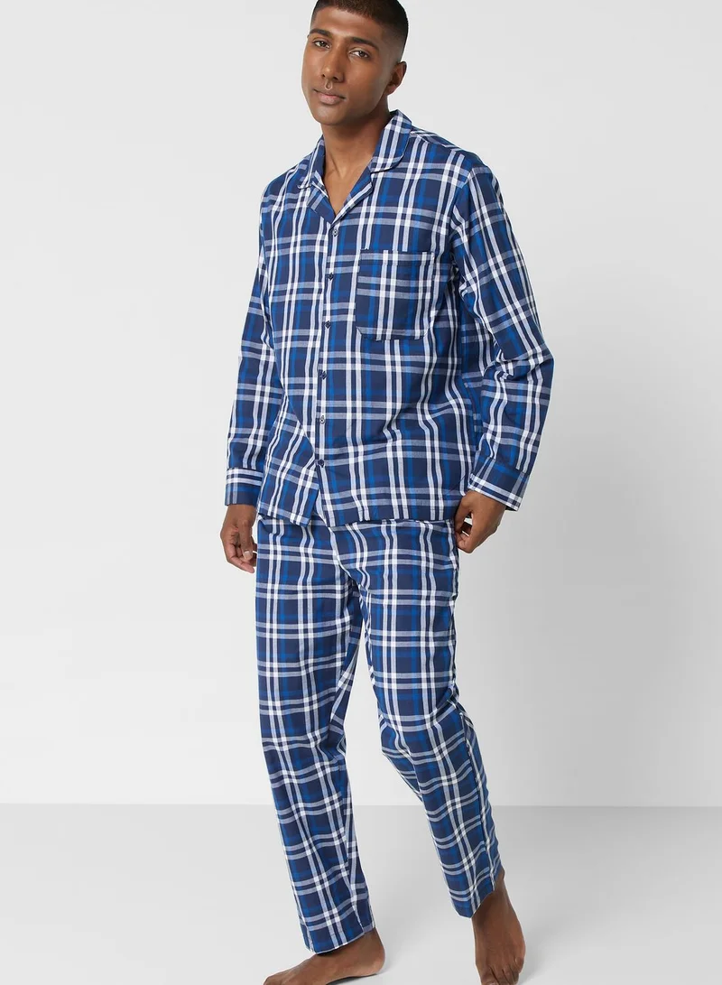 Robert Wood Check Pyjama Set