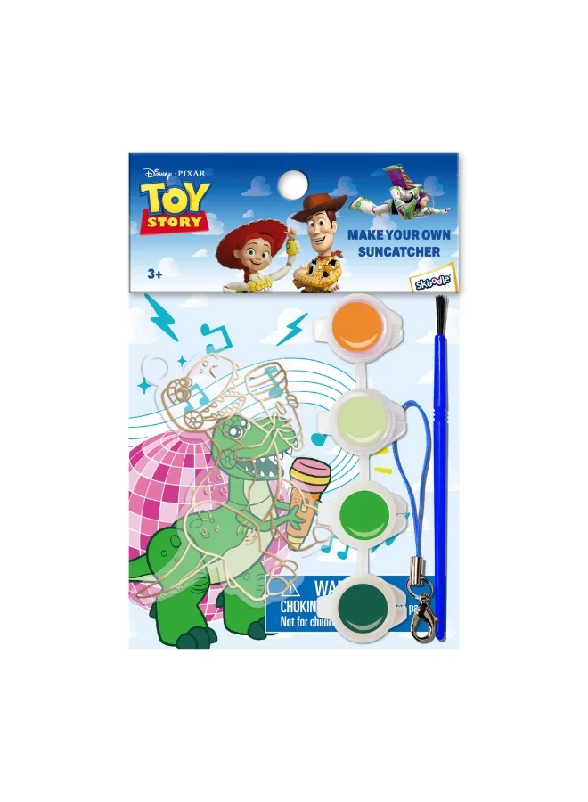 Disney Toy Story Rex Make Your Own Suncatcher | Painting Kit | Art & Craft For Kids | Fun Staycation Activity | Age 3+
