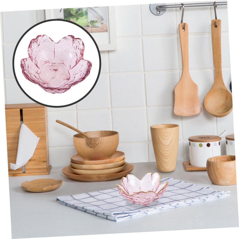 2pcs Grey Violet Cherry Blossom Glass Sauce Dishes Small Bowls for Dipping Kitchen Supply - Image 5