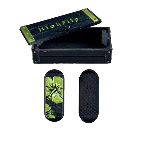 ascavs Magnetic Kickflip Fidget Slider Toy for Adults Mini Flip Fingerboard Skateboard with Storage Crat PortableOffice Desk Toys - Image 1