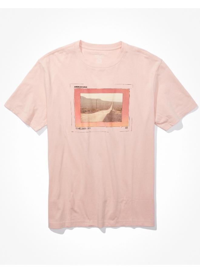 American Eagle Graphic Crew Neck T-Shirt - Image 3
