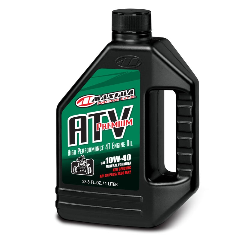 Maxima 33901 ATV Premium 4T 10W-40 Motorcycle Engine Oil - 1 Liter Bottle - Image 2