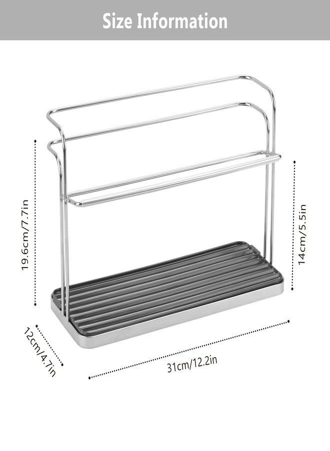 BJSSBJH Bottle Drying Rack,Coffee Mug Holder with Drain Tray for Coffee Cup,Water Cup(Silver) - Image 4