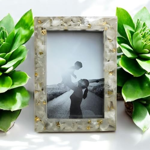 BuleVina Resin Picture Frame Mold - Epoxy Silicone Casting Mold for DIY Personalized Photo Crafts - Rectangle Shape for Home Table Decoration, Handmade Gifts (8x6 Inch) - Image 4