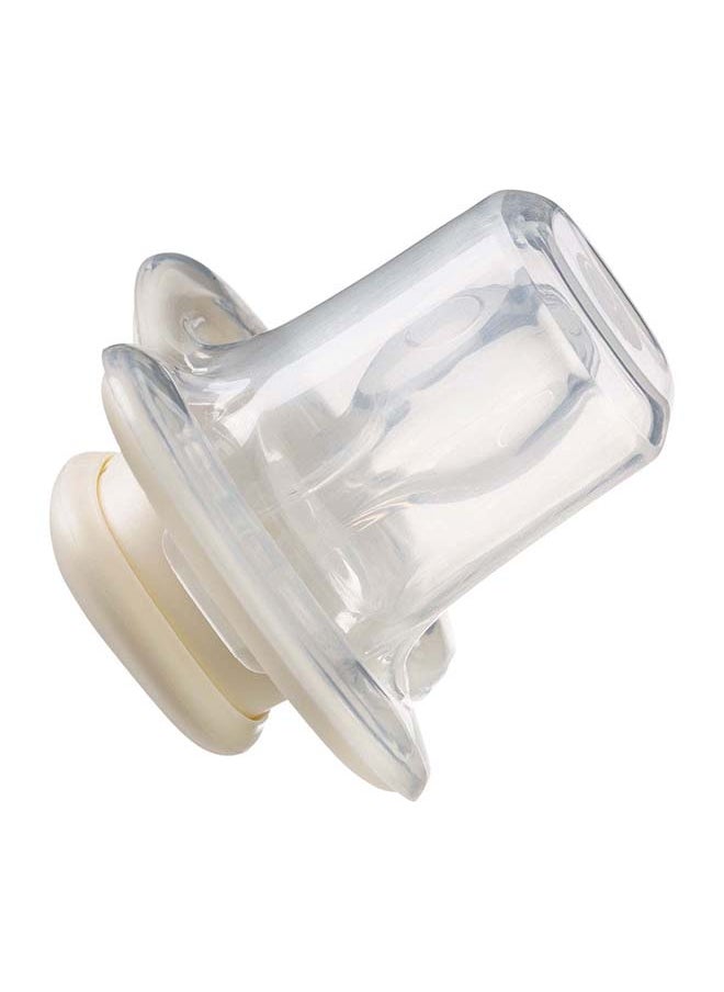 Designer Pacifier Silicone Size 2, 6M+, 2 Pieces, Sage/Vanilla