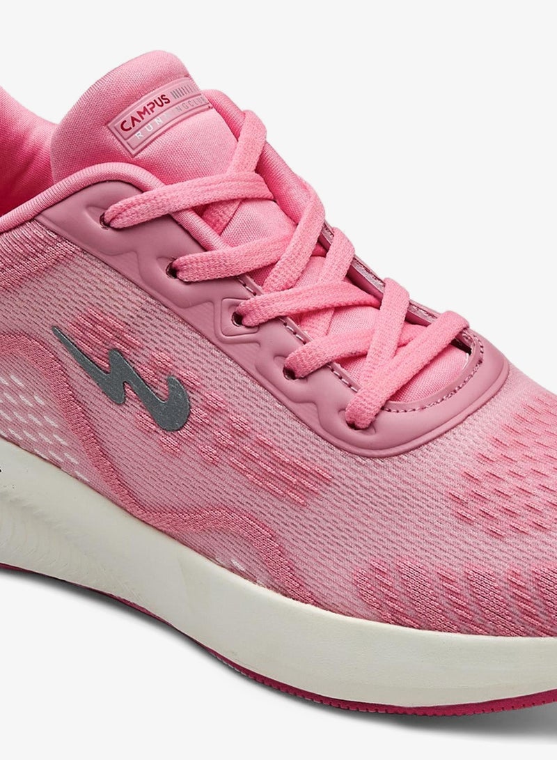 CAMPUS Women's Pink Low-Top Sneakers - Lightweight Shoes with White Sole, Comfortable Casual Shoes - Image 4